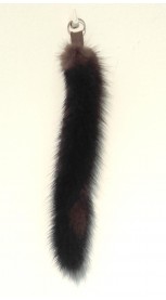 Mink fur tail - Key chain